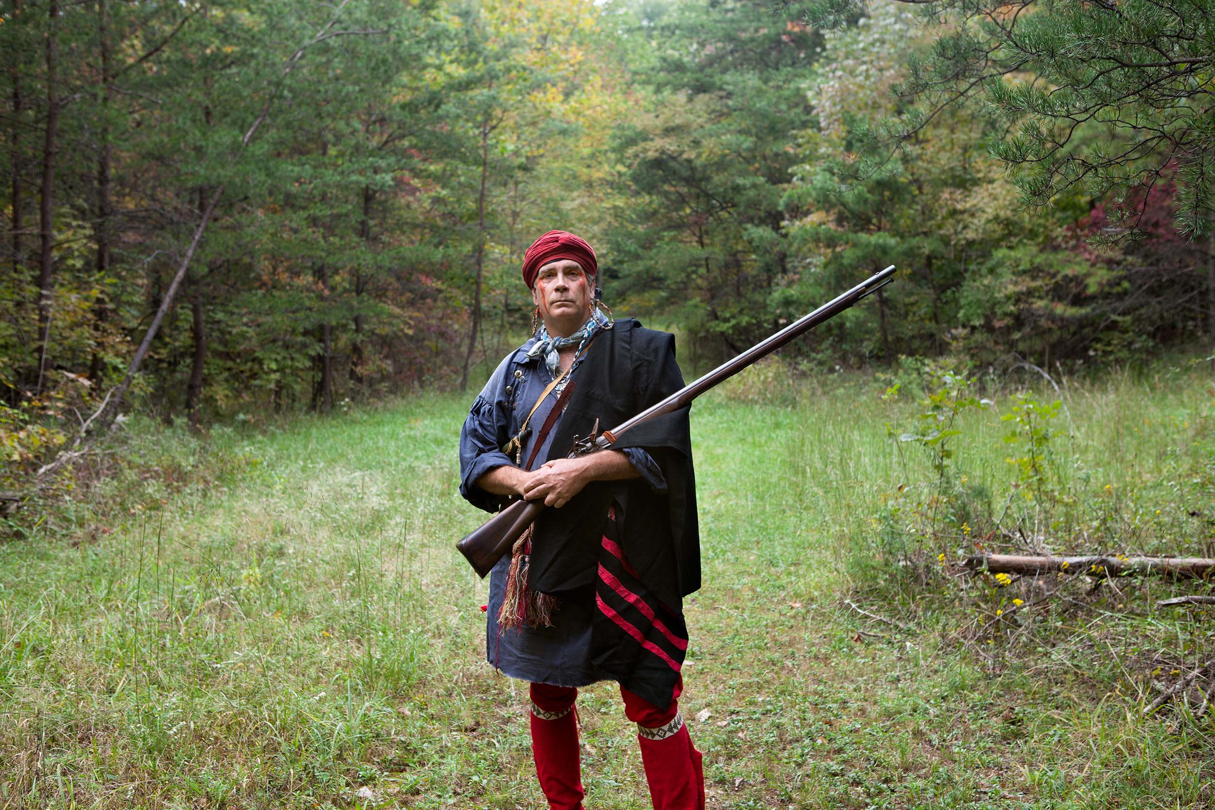Phillip Lee Rose on his property